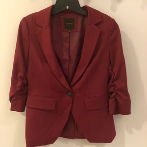 The Limited Red suit blazer